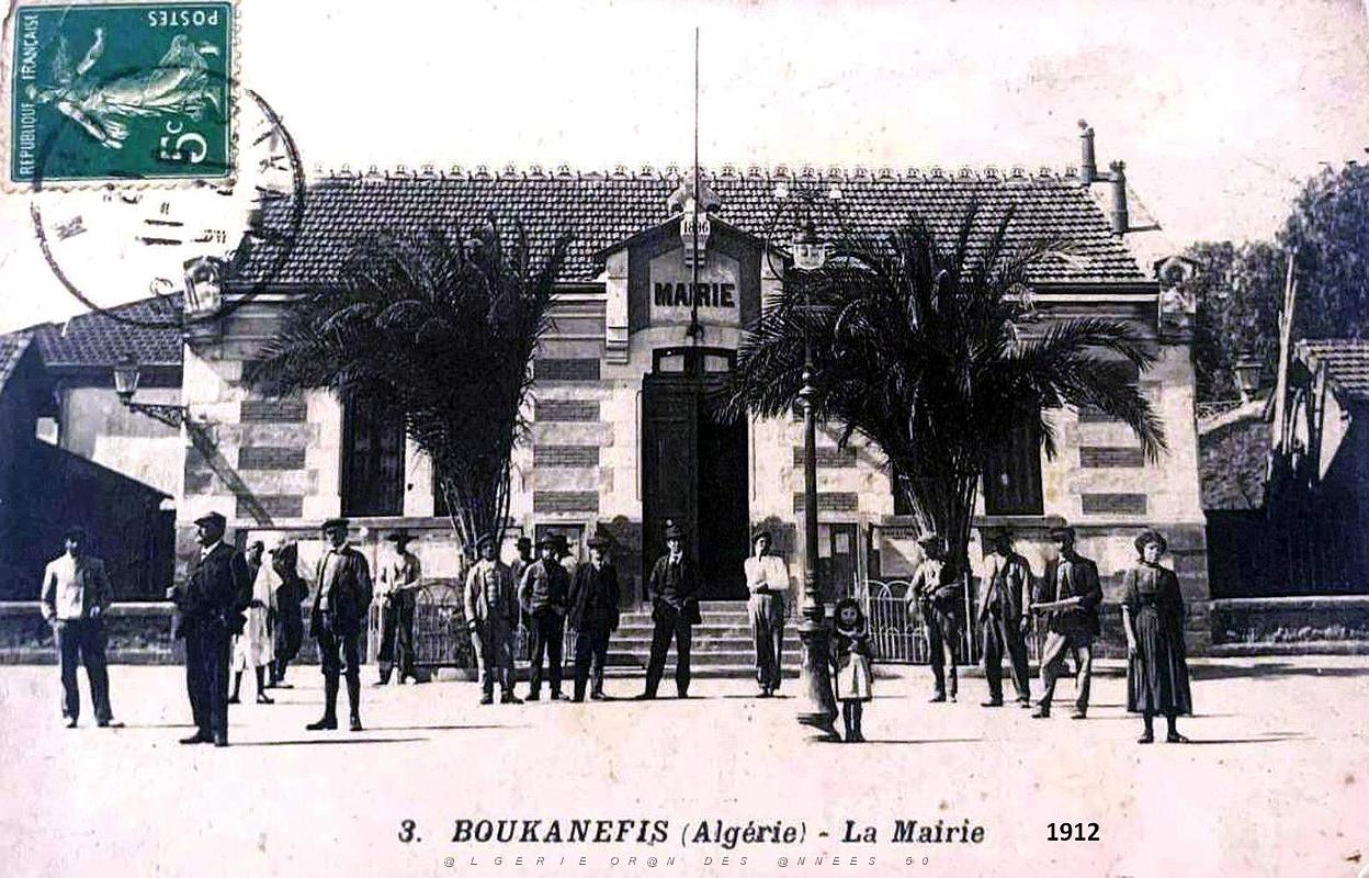 1857- Boukanefis - La Mairie - 1912.jpg
